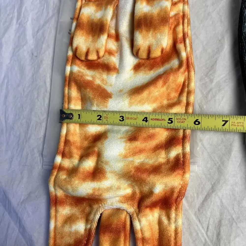 Funny Hand Towels, Cute Cat Decor Hanging Washcloths & Face, Orange, White/Black